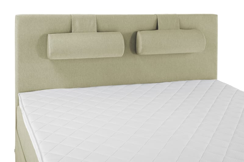 Lucky Komplett Sängpaket 160x200 Skum Slät Sänggavel - Nackkudde Stor Grön - Möbler - Säng - Kontinentalsäng