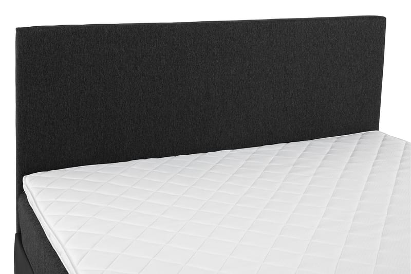 Lucky Komplett Sängpaket 160x200 Skum Slät - Svart/Grå/PU - Möbler - Säng - Kontinentalsäng