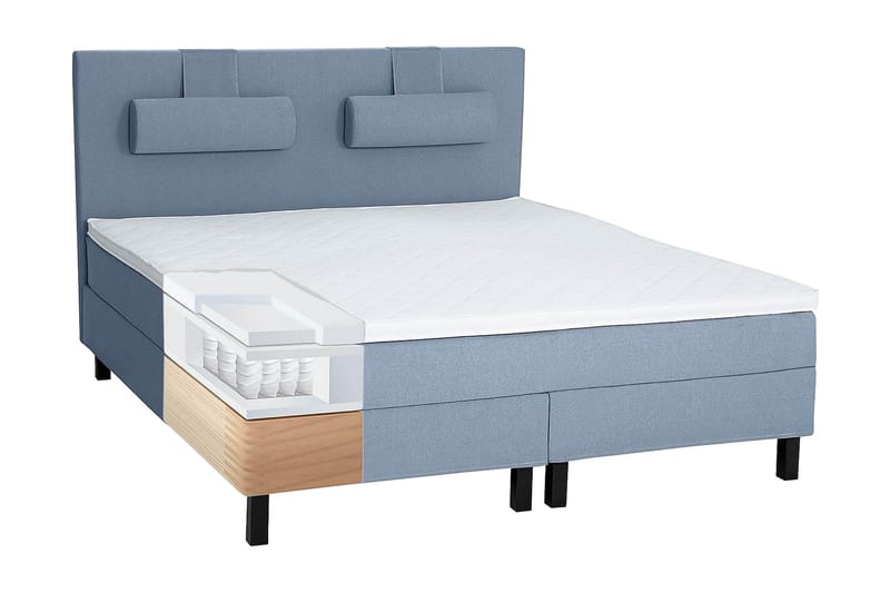 Lucky Komplett Sängpaket 160x200 Polyeter Diamant - Mörkblå - Möbler - Säng - Komplett sängpaket