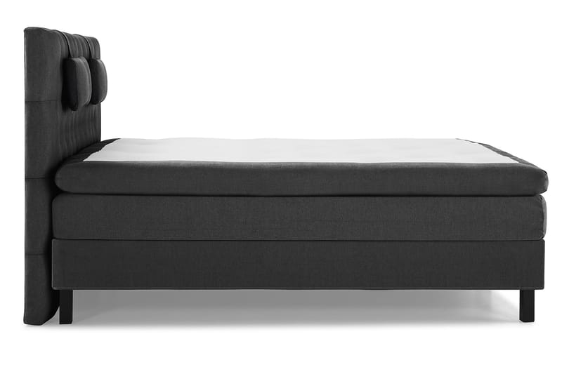 Lucky Komplett Sängpaket 160x200 Polyeter Diamant - Nackkudde Liten Svart/Grå - Möbler - Säng - Komplett sängpaket