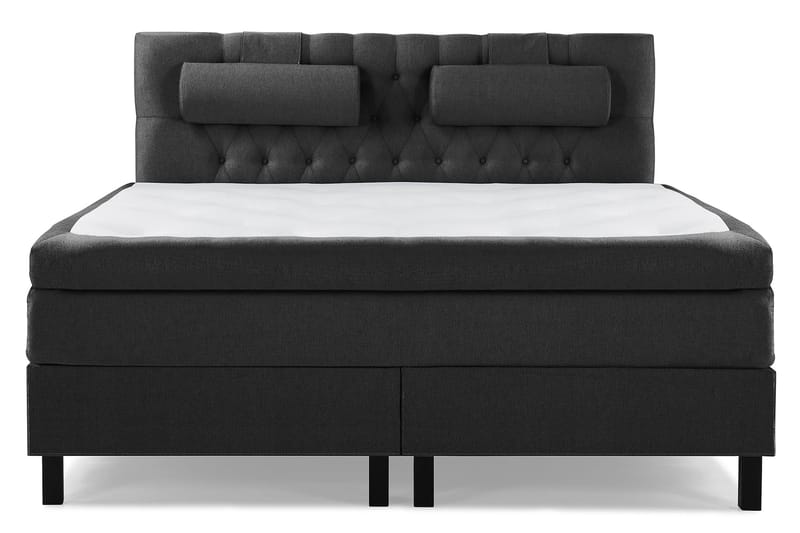 Lucky Komplett Sängpaket 160x200 Polyeter Diamant - Nackkudde Stor Svart/Grå - Möbler - Säng - Komplett sängpaket