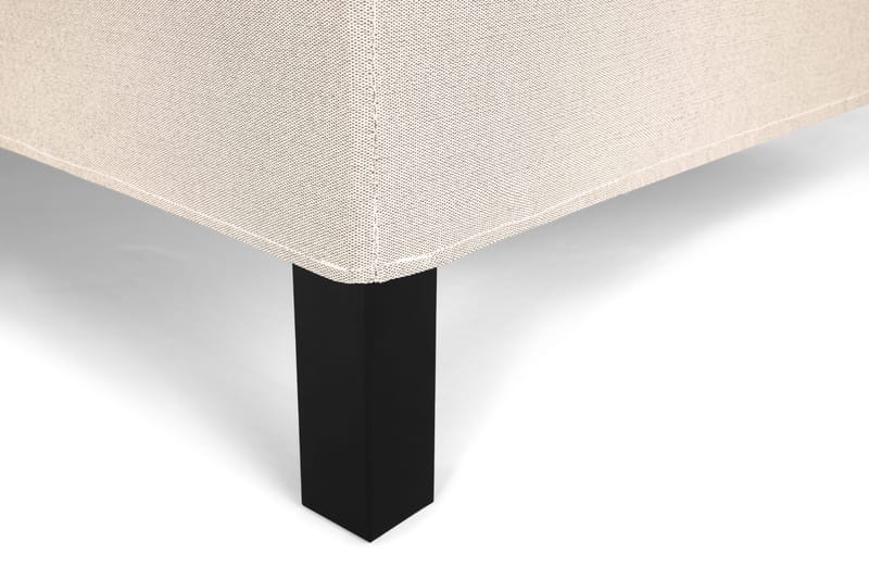 Lucky Komplett Sängpaket 160x200 Polyeter Diamant Sänggavel - Beige - Möbler - Säng - Kontinentalsäng