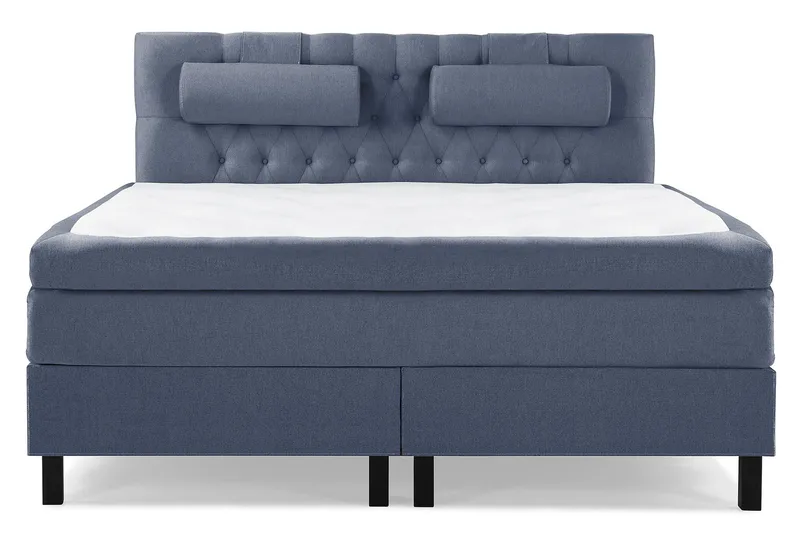 Lucky Komplett Sängpaket 160x200 Polyeter Diamant - Nackkudde Stor Mörkblå - Möbler - Säng - Kontinentalsäng