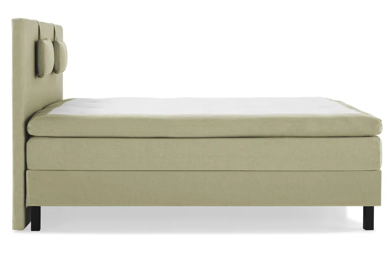 Lucky Komplett Sängpaket 160x200 Polyeter Slät Sänggavel - Nackkudde Liten Grön - Möbler - Säng - Kontinentalsäng