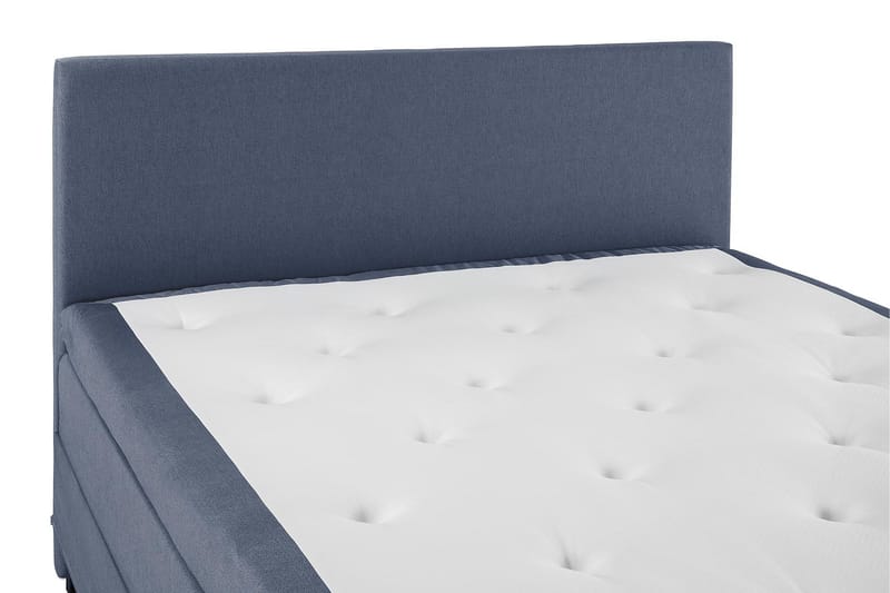 Lucky Komplett Sängpaket 180x200 Latex Slät Sänggavel - Mörkblå - Möbler - Säng - Kontinentalsäng