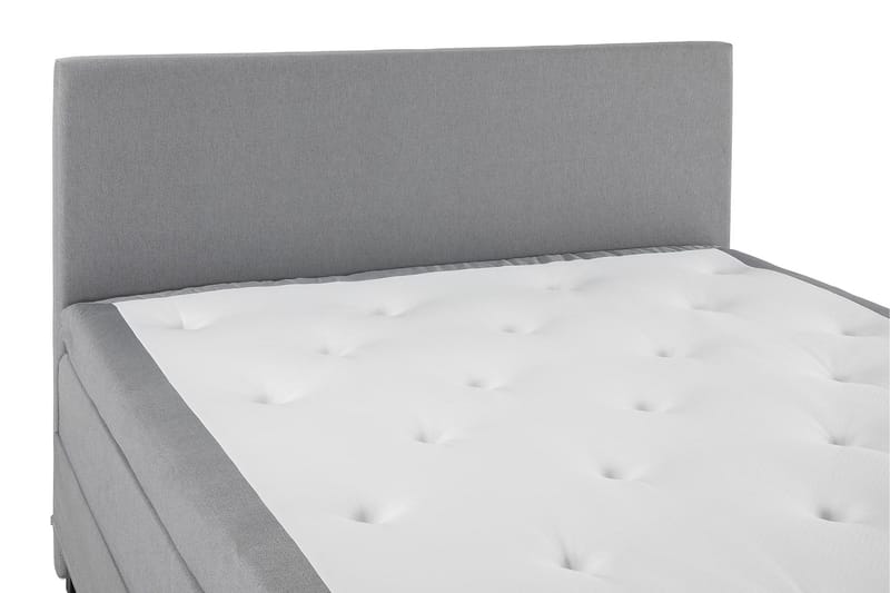 Lucky Komplett Sängpaket 180x200 Latex Slät Sänggavel - Mellangrå - Möbler - Säng - Kontinentalsäng