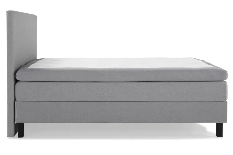 Lucky Komplett Sängpaket 180x200 Latex Slät Sänggavel - Mellangrå - Möbler - Säng - Kontinentalsäng