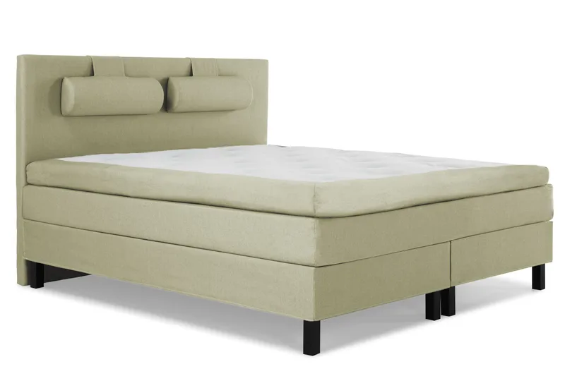 Lucky Komplett Sängpaket 180x200 Latex Slät Sänggavel - Nackkudde Stor Grön - Möbler - Säng - Kontinentalsäng