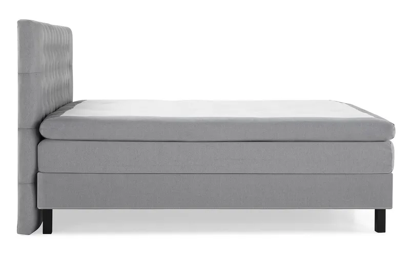Lucky Komplett Sängpaket 180x200 Memory Diamant Sänggavel - Mellangrå - Möbler - Säng - Kontinentalsäng