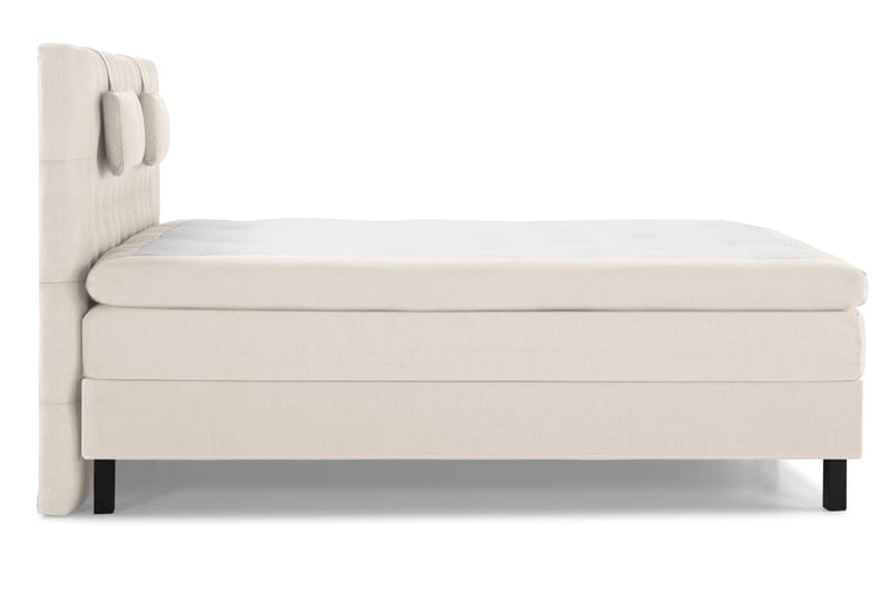 Lucky Komplett Sängpaket 180x200 Memory Slät Sänggavel  B - Beige - Möbler - Säng - Komplett sängpaket