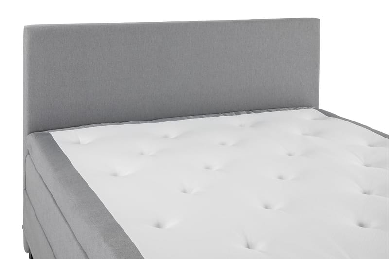 Lucky Komplett Sängpaket 180x200 Memory Slät Sänggavel - Mellangrå - Möbler - Säng - Kontinentalsäng