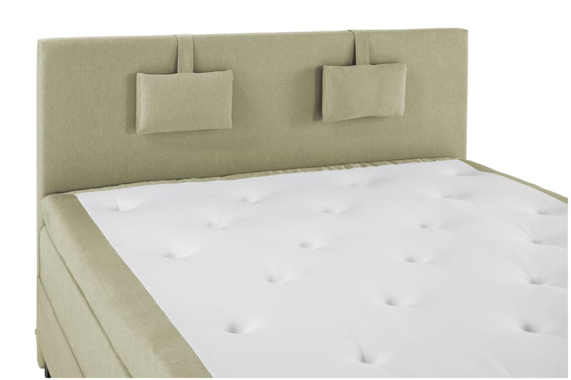 Lucky Komplett Sängpaket 180x200 Memory Slät Sänggavel - Nackkudde Liten Grön - Möbler - Säng - Komplett sängpaket