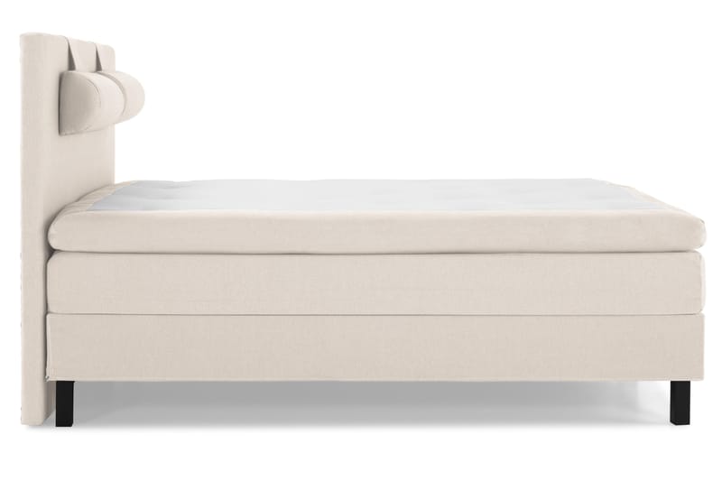 Lucky Komplett Sängpaket 180x200 Memory Slät Sänggavel - Nackkudde Stor Beige - Möbler - Säng - Kontinentalsäng