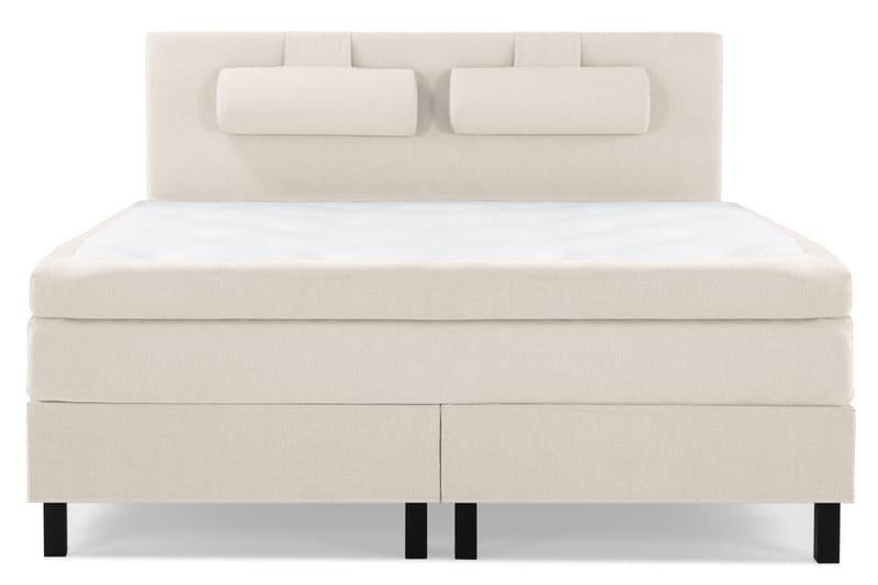 Lucky Komplett Sängpaket 180x200 Memory Slät Sänggavel - Nackkudde Stor Beige - Möbler - Säng - Komplett sängpaket