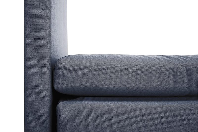 Lucky Komplett Sängpaket 180x200 Memory Slät Sänggavel - Nackkudde Stor Mörkblå - Möbler - Säng - Kontinentalsäng