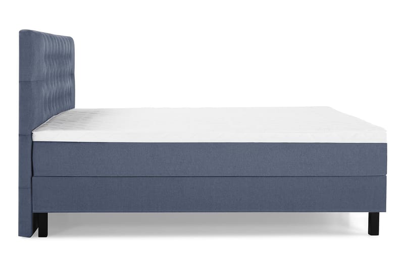 Lucky Komplett Sängpaket 180x200 Skum Diamant Sänggavel - Mörkblå - Möbler - Säng - Kontinentalsäng