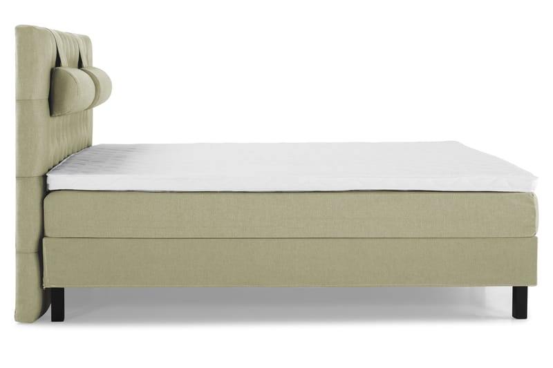 Lucky Komplett Sängpaket 180x200 Skum Diamant Sänggavel - Nackkudde Stor Grön - Möbler - Säng - Kontinentalsäng