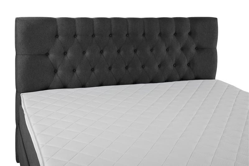 Lucky Komplett Sängpaket 180x200 Skum Diamant - Svart/Grå - Möbler - Säng - Kontinentalsäng