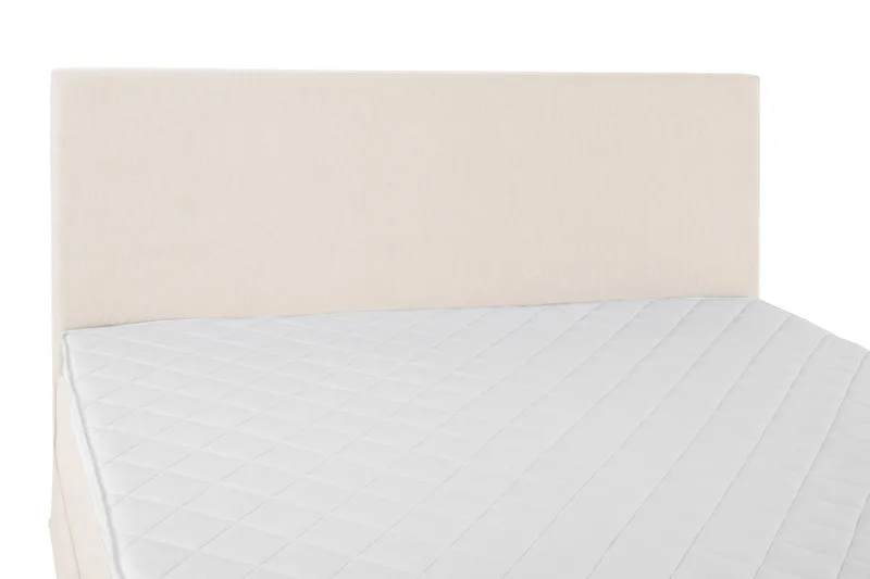 Lucky Komplett Sängpaket 180x200 Skum Slät Sänggavel - Beige - Möbler - Säng - Kontinentalsäng