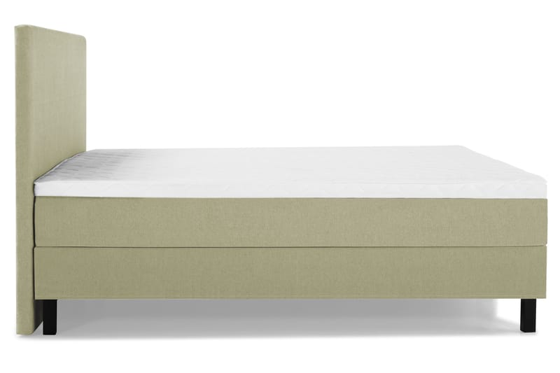 Lucky Komplett Sängpaket 180x200 Skum Slät Sänggavel - Grön - Möbler - Säng - Kontinentalsäng