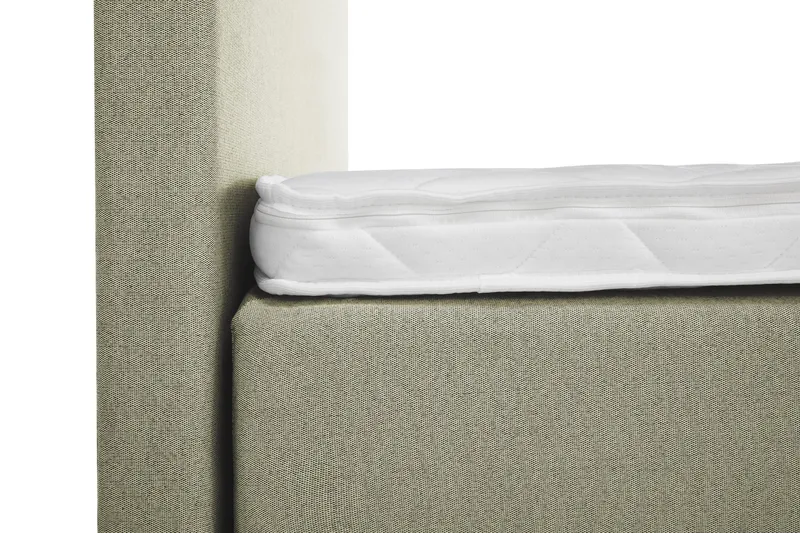 Lucky Komplett Sängpaket 180x200 Skum Slät Sänggavel - Grön - Möbler - Säng - Kontinentalsäng