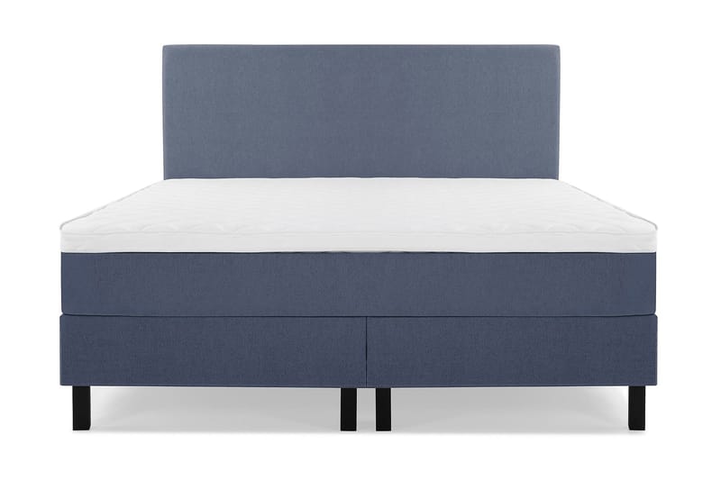 Lucky Komplett Sängpaket 180x200 Skum Slät Sänggavel - Mörkblå - Möbler - Säng - Kontinentalsäng