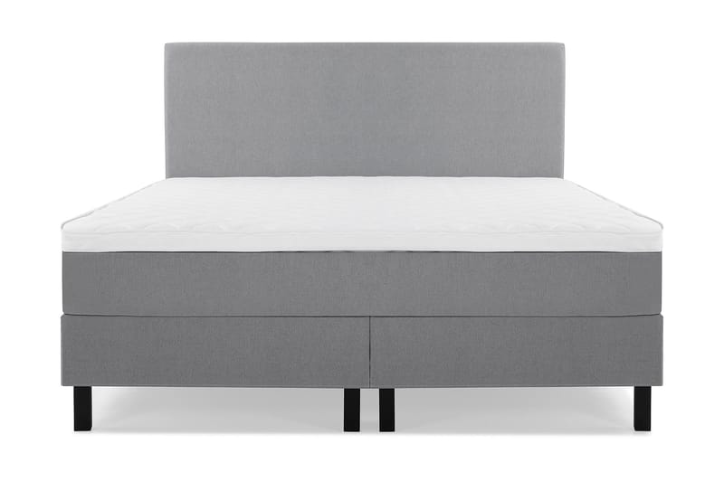 Lucky Komplett Sängpaket 180x200 Skum Slät Sänggavel - Mellangrå - Möbler - Säng - Kontinentalsäng