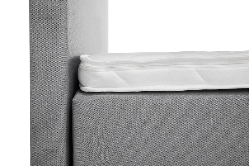 Lucky Komplett Sängpaket 180x200 Skum Slät Sänggavel - Mellangrå - Möbler - Säng - Kontinentalsäng