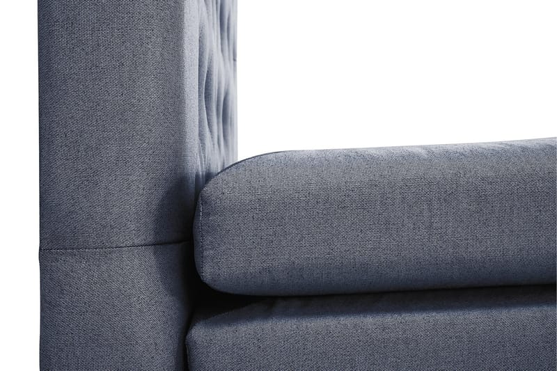 Lucky Komplett Sängpaket 180x200 Polyeter Diamant Sänggavel - Nackkudde Stor Mörkblå - Möbler - Säng - Kontinentalsäng