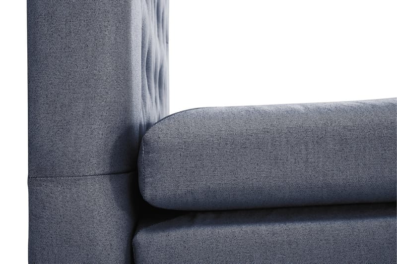 Lucky Komplett Sängpaket 180x200 Polyeter Diamant Sänggavel - Mörkblå - Möbler - Säng - Komplett sängpaket