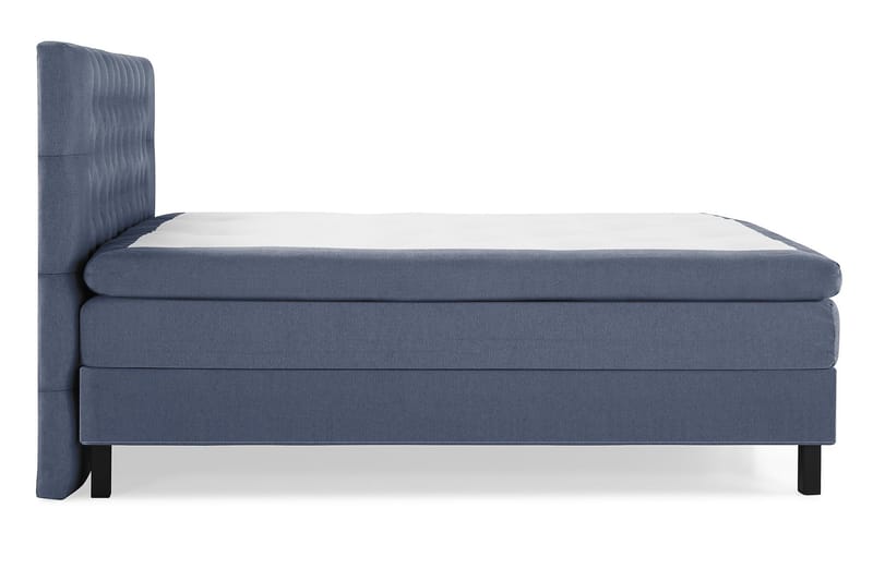 Lucky Komplett Sängpaket 180x200 Polyeter Diamant Sänggavel - Mörkblå - Möbler - Säng - Komplett sängpaket