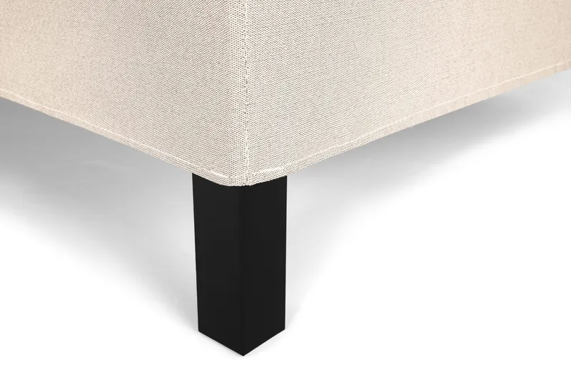 Lucky Komplett Sängpaket 180x200 Polyeter Diamant Sänggavel - Beige - Möbler - Säng - Kontinentalsäng