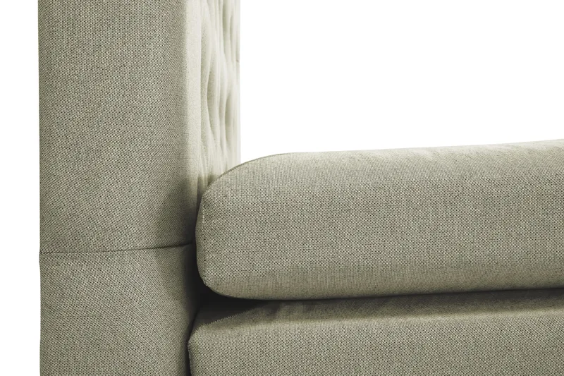 Lucky Komplett Sängpaket 180x200 Polyeter Diamant Sänggavel - Grön - Möbler - Säng - Kontinentalsäng