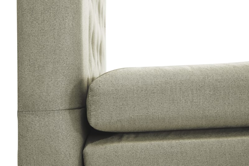 Lucky Komplett Sängpaket 180x200 Polyeter Diamant Sänggavel - Grön - Möbler - Säng - Kontinentalsäng