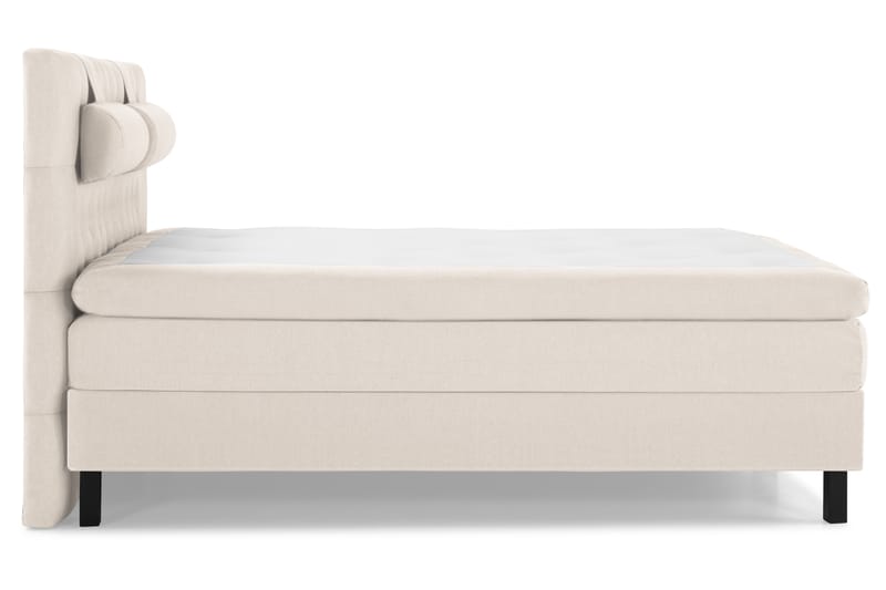 Lucky Komplett Sängpaket 180x200 Polyeter Diamant Sänggavel - Nackkudde Stor Beige - Möbler - Säng - Komplett sängpaket