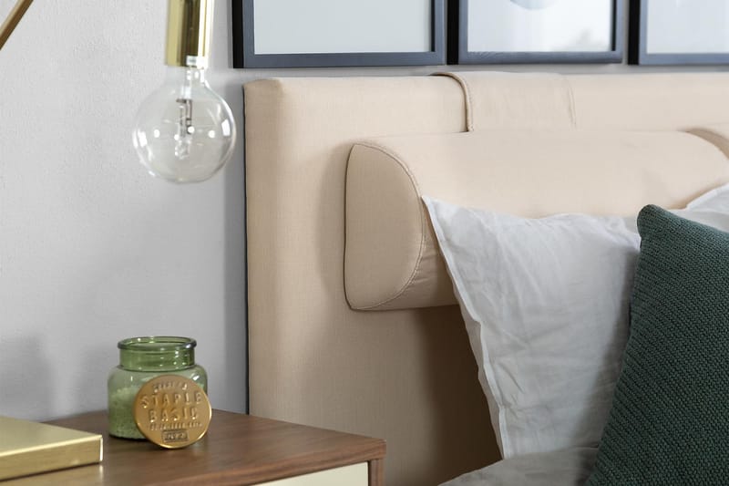 Lucky Kontinentalsäng 120x200 cm - Beige - Möbler - Säng - Komplett sängpaket