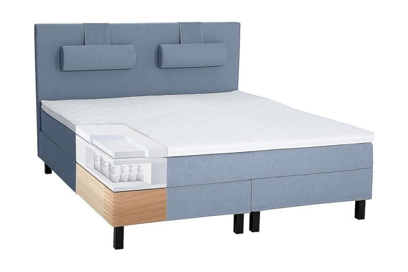 Lucky Kontinentalsäng 120x200 cm - Mörkblå - Möbler - Säng - Komplett sängpaket