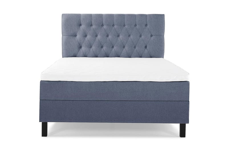 Lucky Kontinentalsäng 140x200 cm - Mörkblå - Komplett sängpaket - Kontinentalsäng - Dubbelsäng