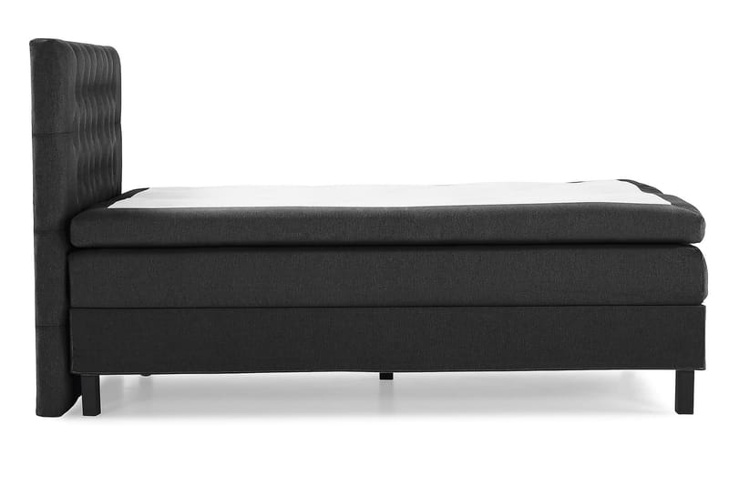 Lucky Kontinentalsäng 140x200Polyeter - Svart/Grå - Möbler - Säng - Komplett sängpaket