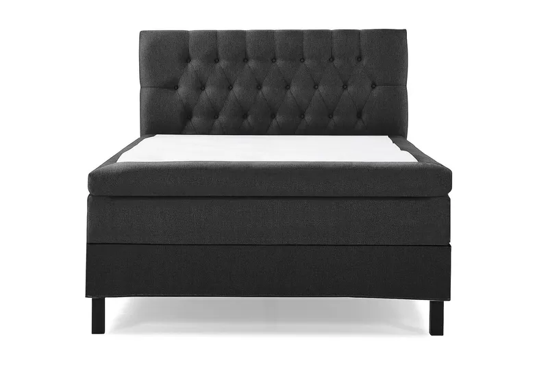 Lucky Kontinentalsäng 140x200Polyeter - Svart/Grå - Möbler - Säng - Kontinentalsäng