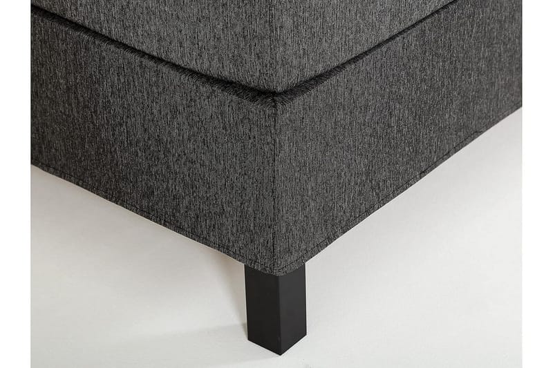 Lucky Kontinentalsäng 150x200 Skum - Svart/Grå - Möbler - Säng - Kontinentalsäng