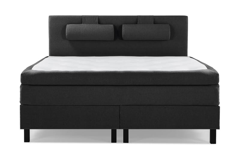 Lucky Kontinentalsäng 150x200 Polyester - Svart/Grå - Möbler - Säng - Komplett sängpaket