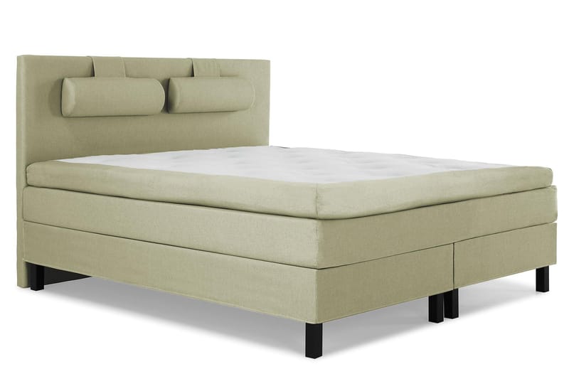 Lucky Kontinentalsäng 150x200Polyeter - Grön - Möbler - Säng - Komplett sängpaket