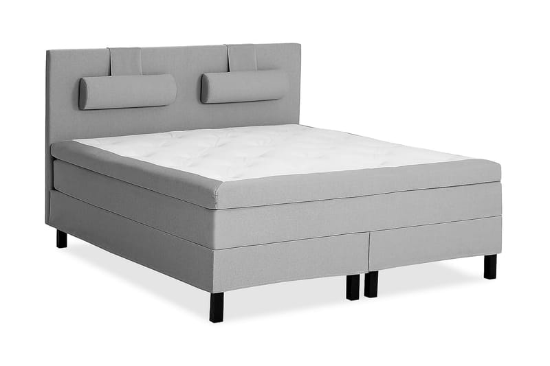 Lucky Kontinentalsäng 160x200 cm - Mellangrå - Komplett sängpaket - Kontinentalsäng