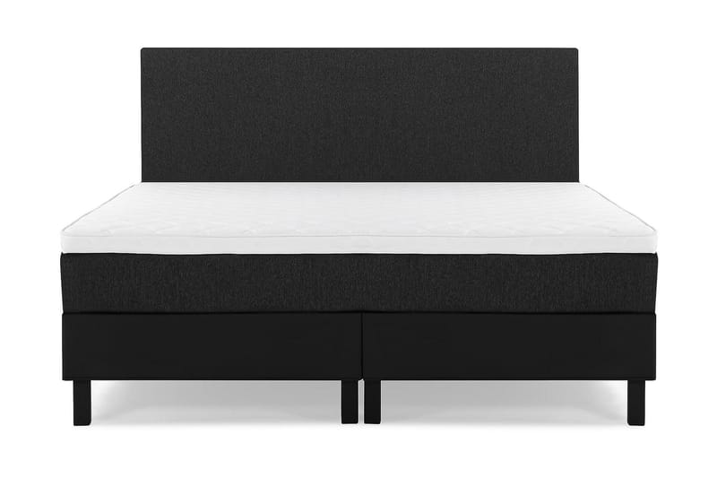 Lucky Kontinentalsäng 160x200 Skum - Svart/Grå - Möbler - Säng - Komplett sängpaket