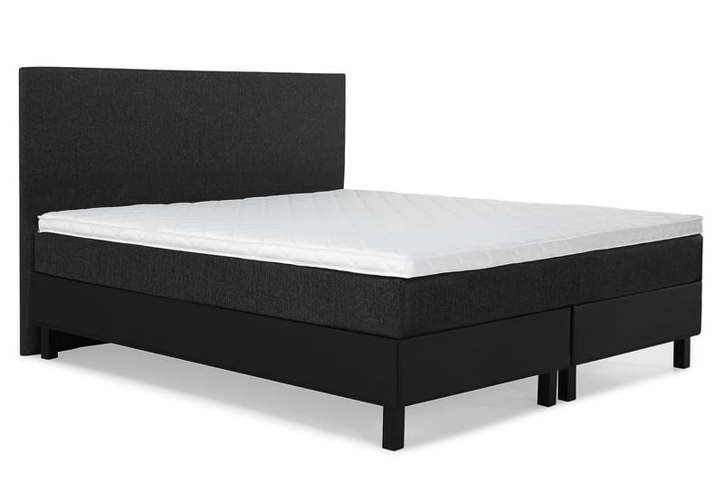 Lucky Kontinentalsäng 160x200 Skum - Svart/Grå - Möbler - Säng - Komplett sängpaket