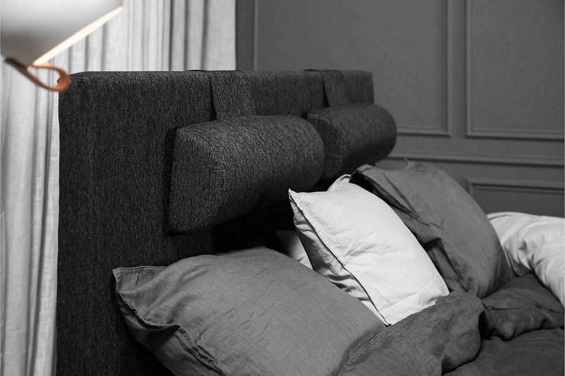 Lucky Kontinentalsäng 160x200 Skum - Svart/Grå - Möbler - Säng - Kontinentalsäng