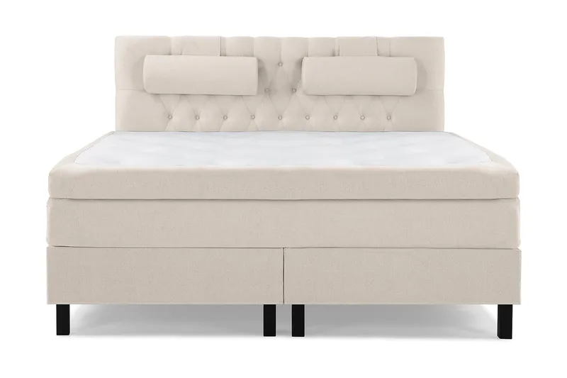 Lucky Kontinentalsäng 160x200Latexmadrass, Beige