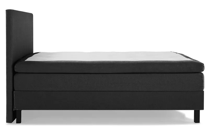 Lucky Kontinentalsäng 160x200Memorymadrass cm - Svart/Grå - Möbler - Säng - Kontinentalsäng