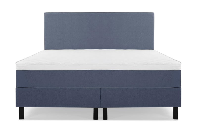 Lucky Kontinentalsäng 160x200Skum - Mörkblå - Komplett sängpaket - Kontinentalsäng - Dubbelsäng